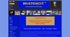 Desktop Screenshot of martenzit.cz